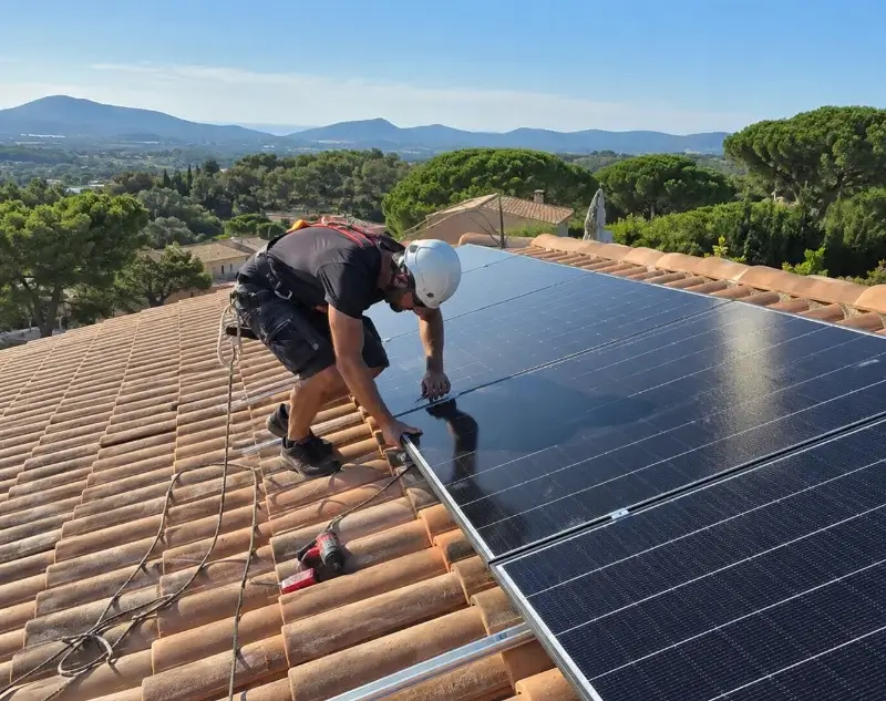Installateur panneaux solaires Puycelsi — pose photovoltaïque sur toiture